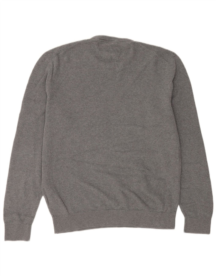 Ανδρικό πουλόβερ Lerros Crew Neck Jumper XL Γκρι βαμβακερό