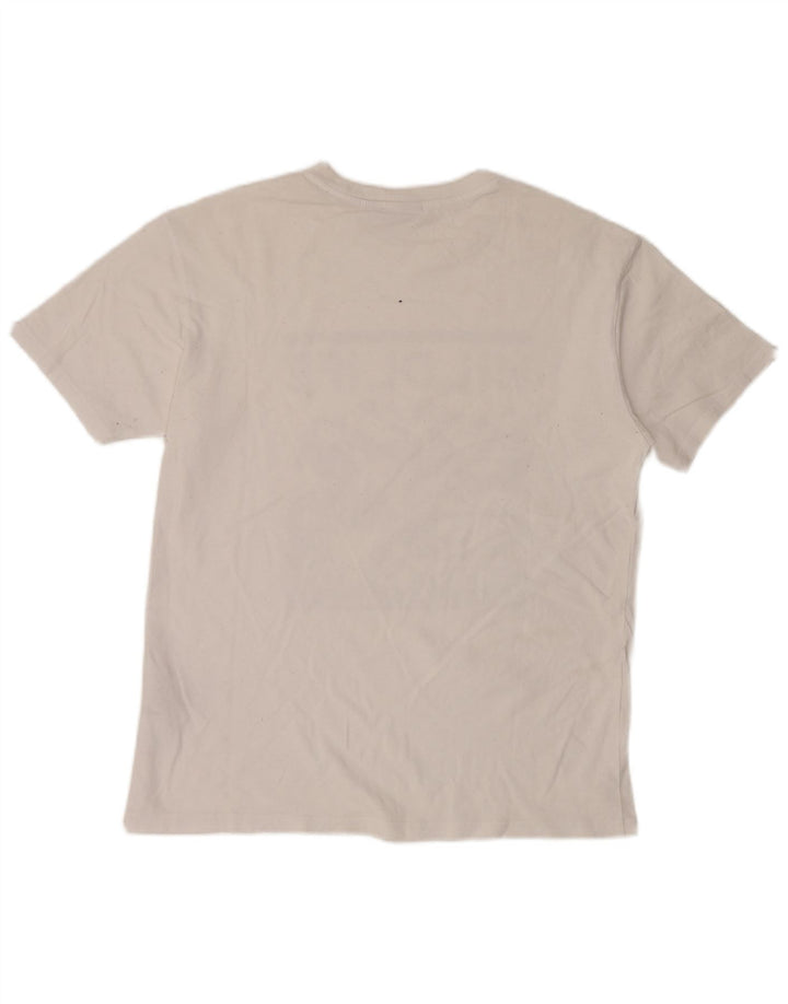 Ανδρικό γραφικό μπλουζάκι Napapijri Top Small White