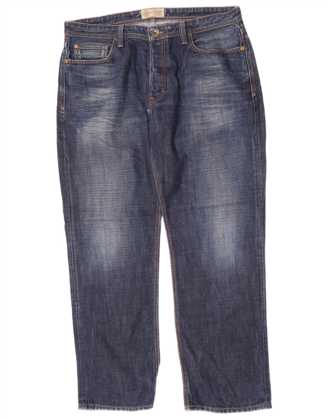 Ανδρικό τζιν ίσιο Fat Face W36 L31 Navy Blue Cotton