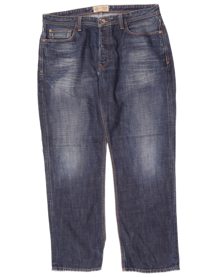 Ανδρικό τζιν ίσιο Fat Face W36 L31 Navy Blue Cotton