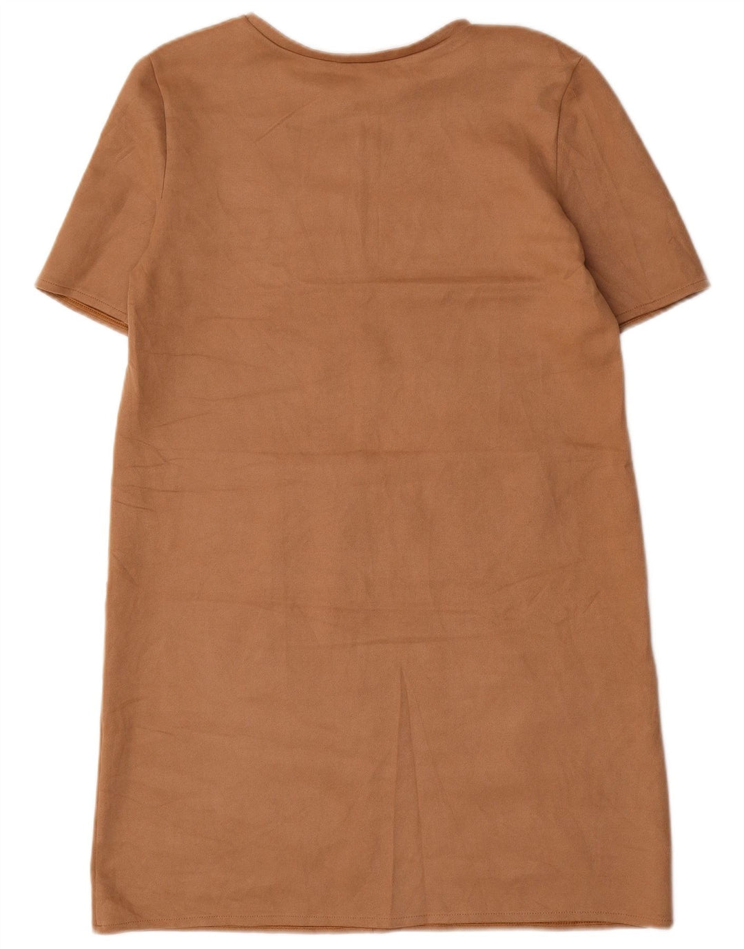 Zara Γυναικείο Φόρεμα Shift UK 16 Μεγάλο Καφέ