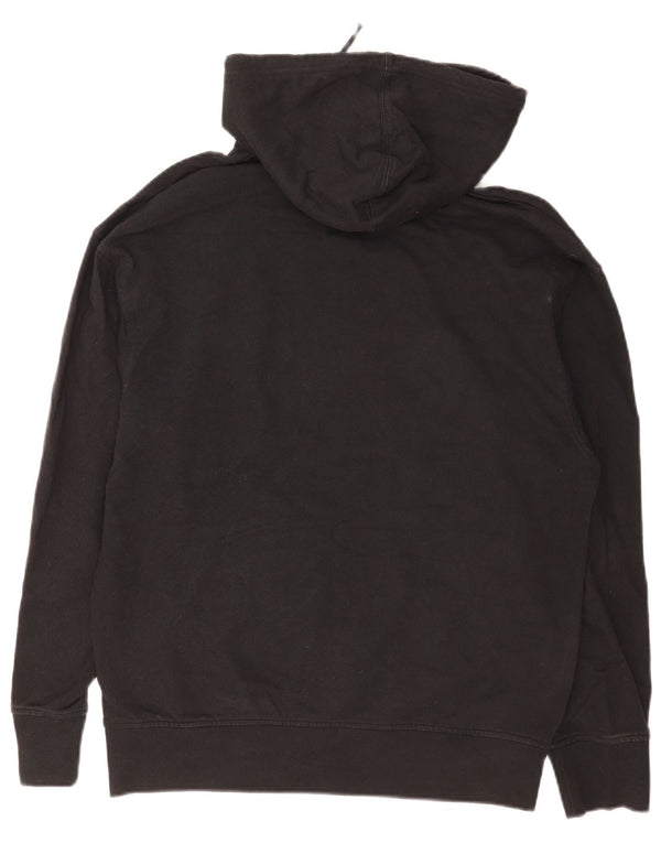 Levi's Mens Graphic Relaxed Fit Jumper με κουκούλα, μεσαίο μαύρο βαμβακερό