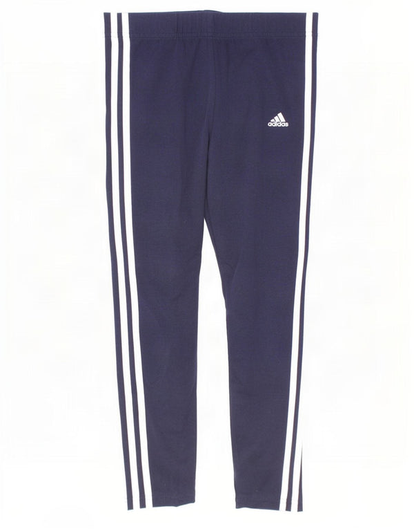 Adidas Κοριτσίστικα κολάν 13-14 ετών Navy Blue Cotton