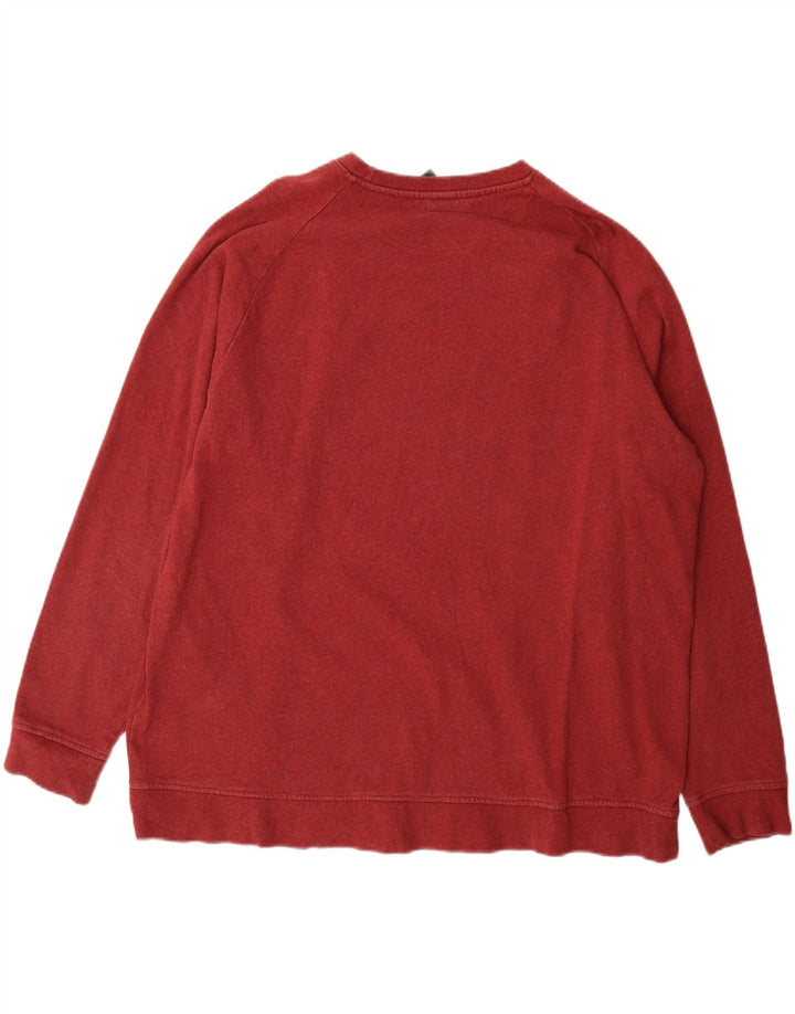 REEBOK Mens Sweatshirt Jumper 2XL Burgundy Cotton Vintage Reebok and Second-Hand Reebok from Messina Hembry 