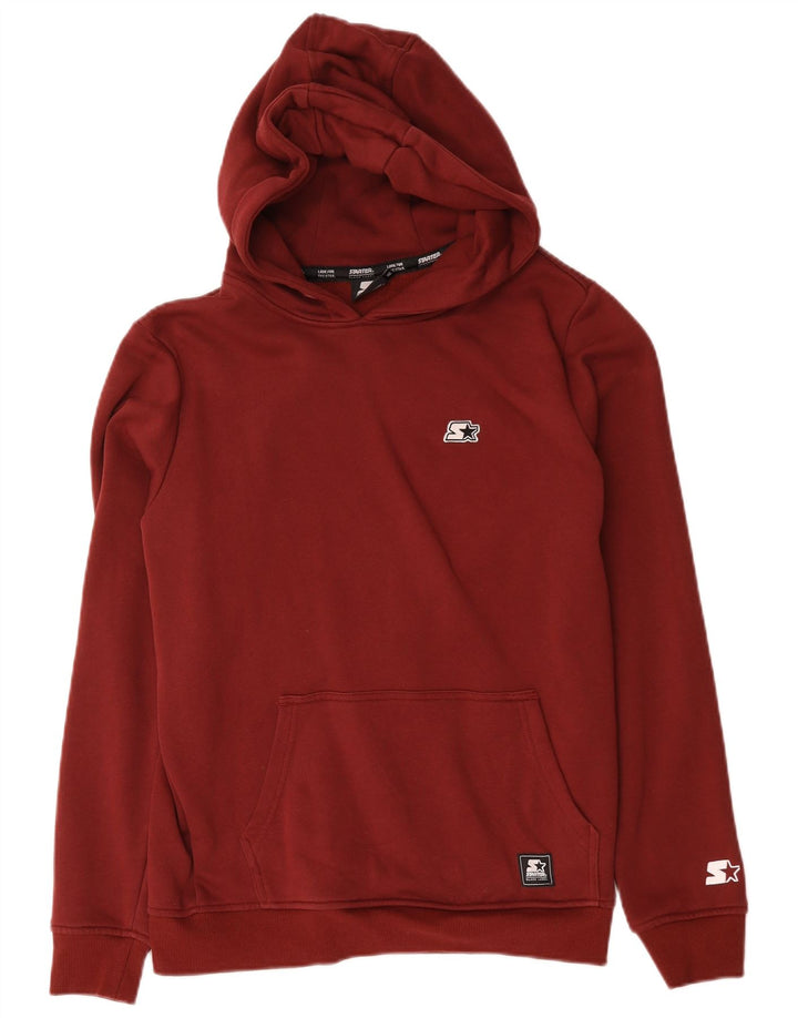 Starter Ανδρικό Hoodie Jumper Μεσαίο βαμβακερό μπορντό