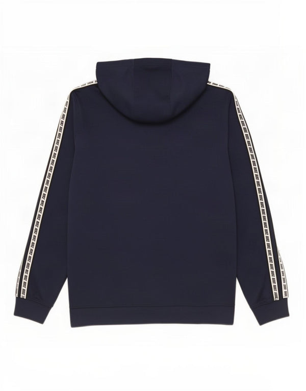 Γραφικό πουλόβερ Nike Boys με κουκούλα 13-14 ετών XL Navy Blue Colorblock
