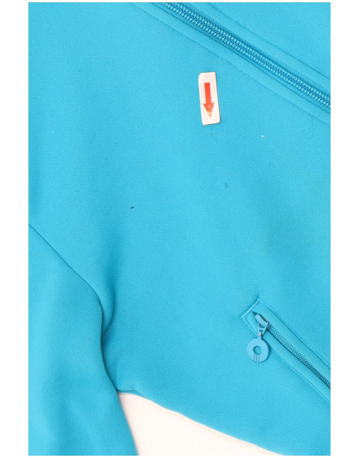 Γυναικεία αθλητική φόρμα Adidas Top Jacket UK 8 Small Blue Polyester