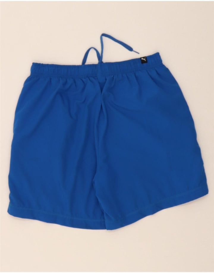 PUMA Mens Sport Shorts Small  Blue Polyester Vintage Puma and Second-Hand Puma from Messina Hembry 