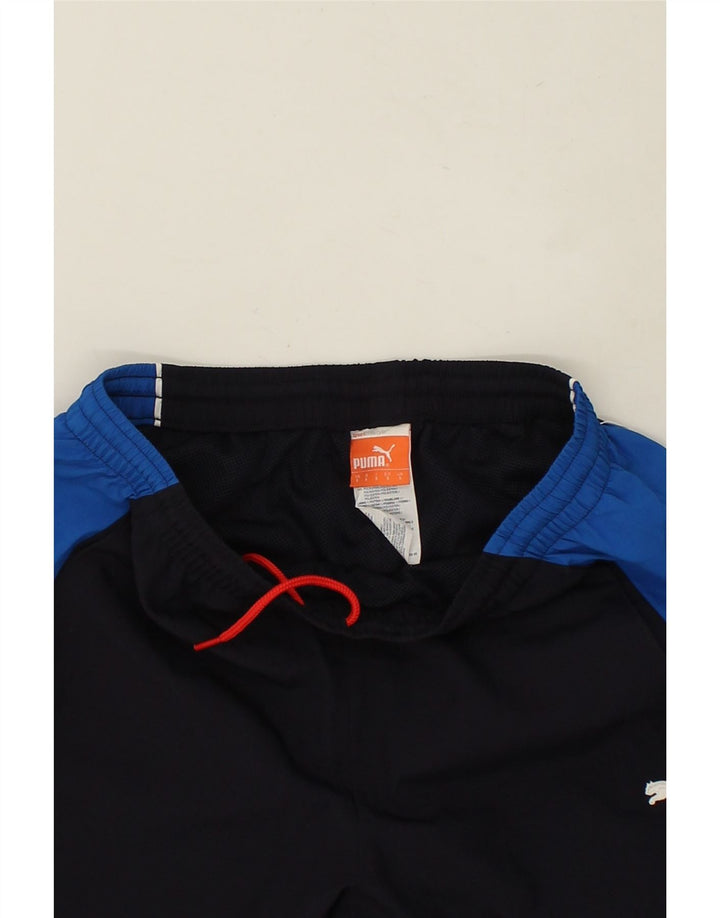 Ανδρική αθλητική φόρμα PUMA Παντελόνι Small Navy Blue Colorblock Polyester