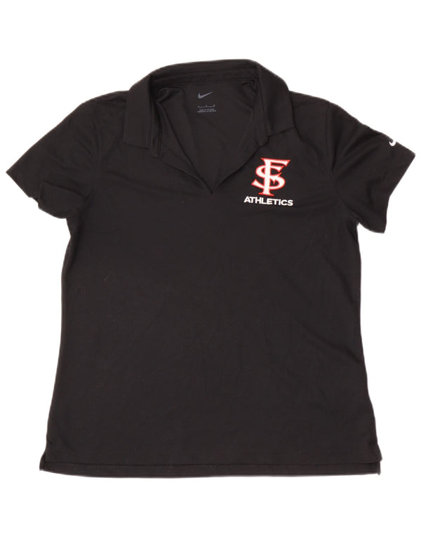 Γυναικείο μπλουζάκι Nike San Francisco Polo UK 14 Large μαύρο πολυεστέρα