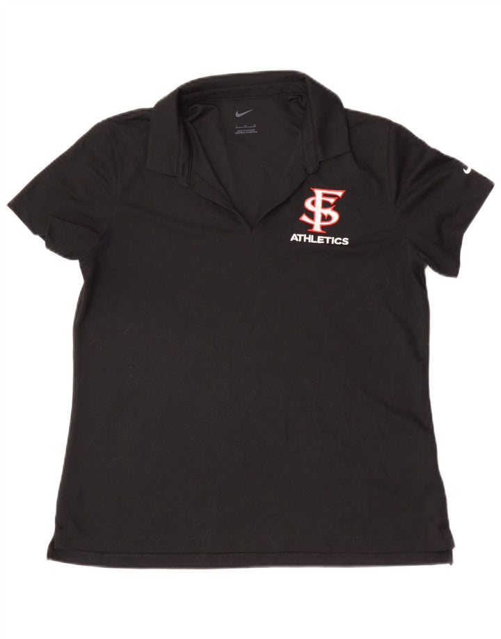 Γυναικείο μπλουζάκι Nike San Francisco Polo UK 14 Large μαύρο πολυεστέρα