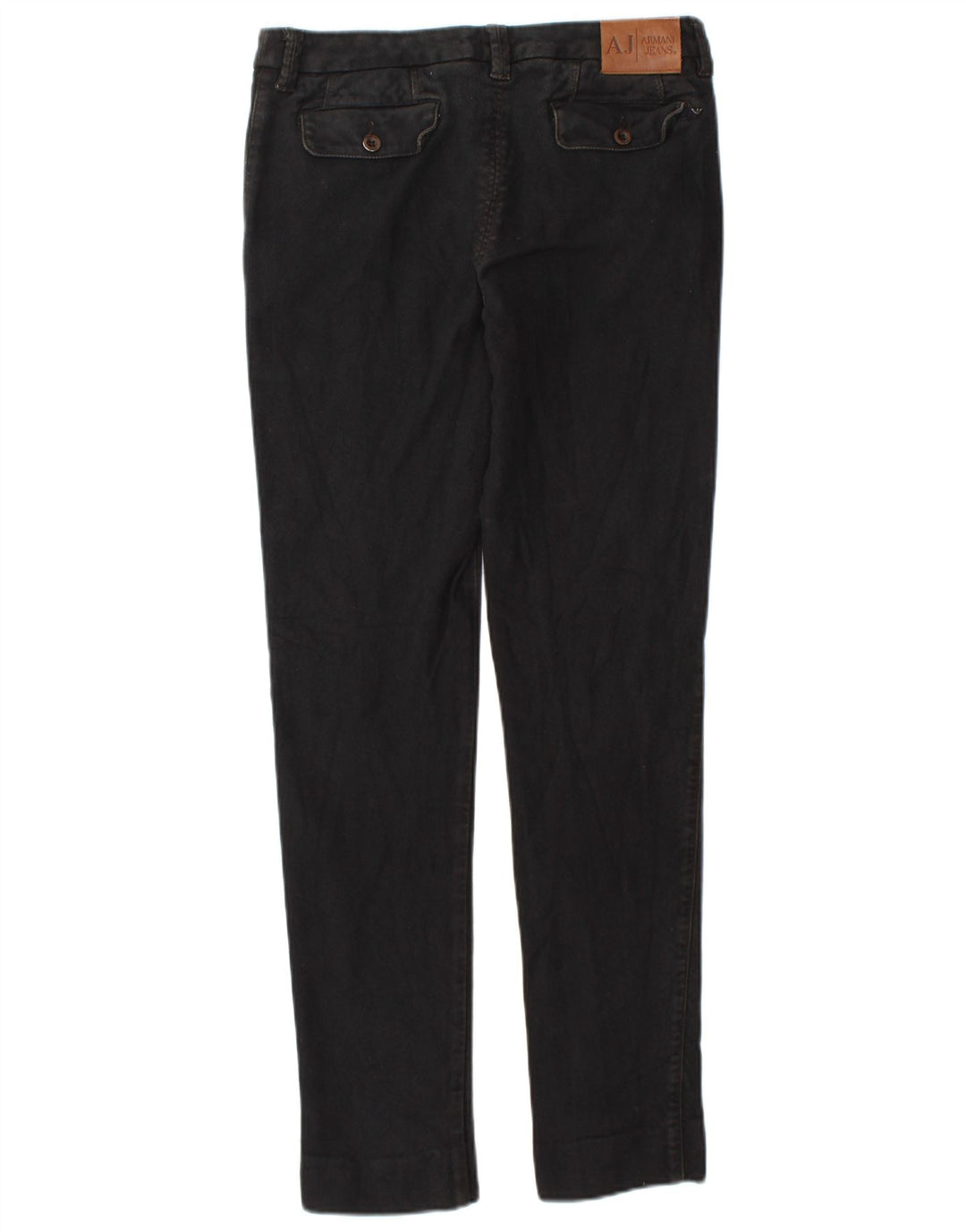 ARMANI Γυναικείο Slim παντελόνι Chino EU 40 Medium W27 L30 μαύρο βαμβακερό