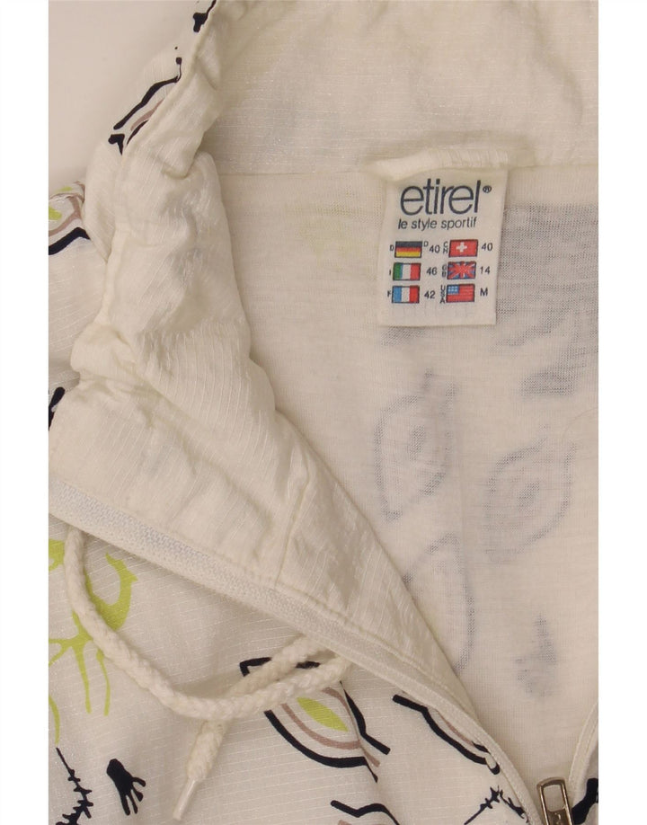Etirel Γυναικεία φόρμα Oversized Top Jacket UK 14 Medium White Floral