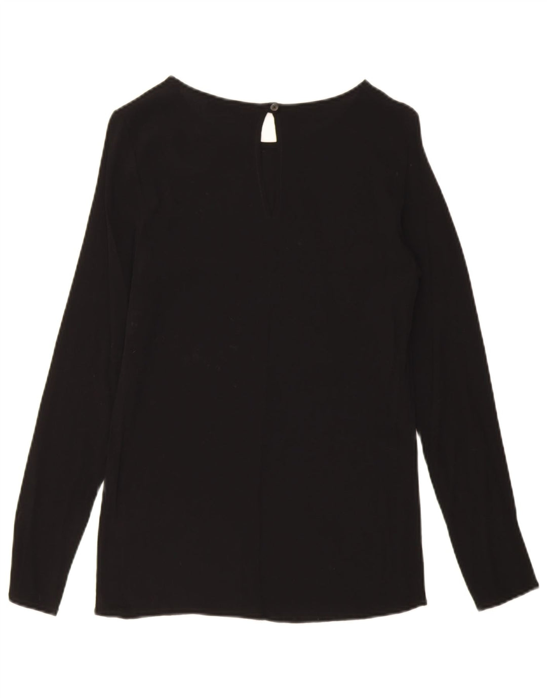 Trussardi Jeans Γυναικεία μακρυμάνικη μπλούζα Top IT 42 μεσαία μαύρη βισκόζη