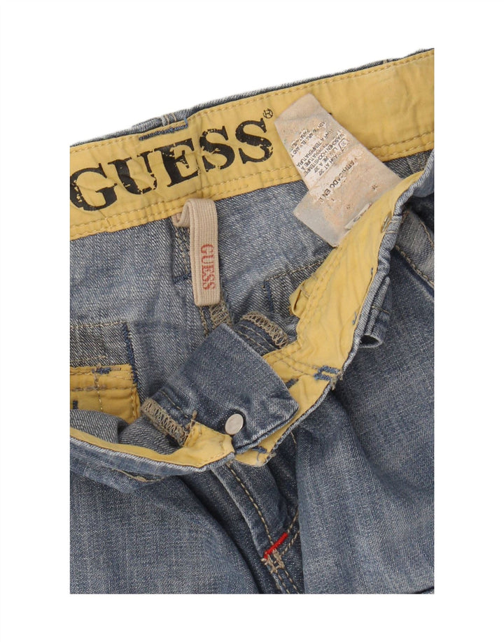 Ανδρικό τζιν σορτς GUESS Cargo W33 Medium Blue
