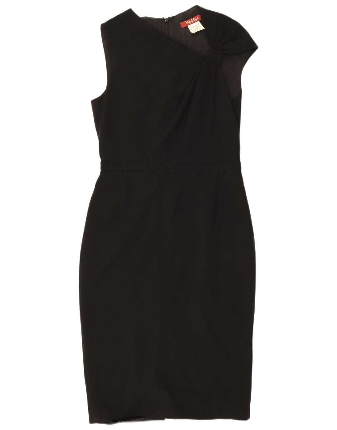 Max Mara Γυναικείο Αμάνικο Φόρεμα Bodycon IT 44 Μεσαίο Μαύρο