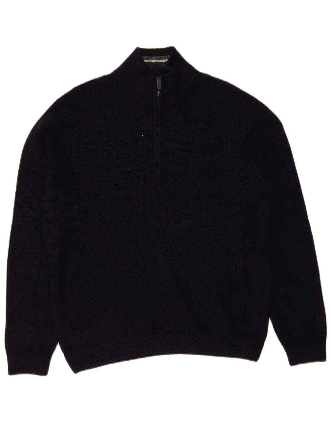 Ανδρικό πουλόβερ με φερμουάρ Ted Baker, μέγεθος 5 XL, μπλε πολυεστέρας