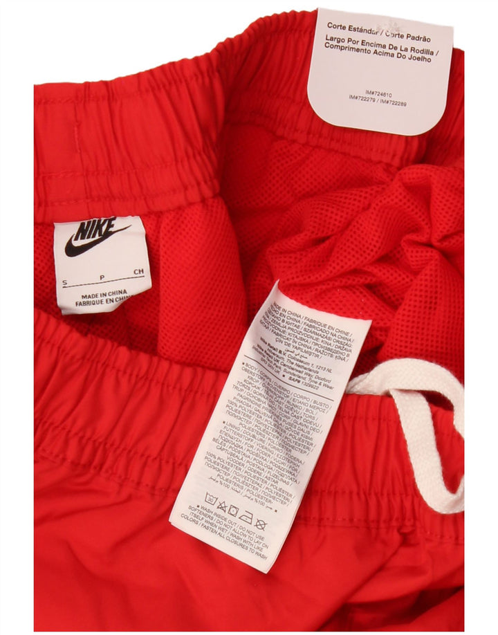 Ανδρικό σορτς κολύμβησης Nike μικρό κόκκινο πολυεστέρα