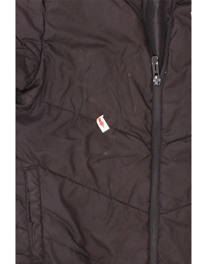 Puma Boys Graphic Padded Jacket 9-10 Years Black Polyester