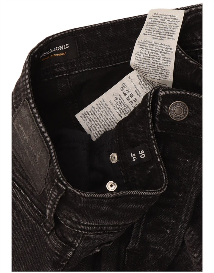 Jack & Jones Ανδρικό Slim Jeans W30 L34 Γκρι βαμβακερό
