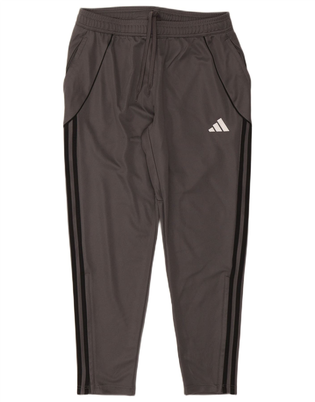 Ανδρική φόρμα Adidas Slim Fit Παντελόνι Joggers Μεγάλο Γκρι Ριγέ
