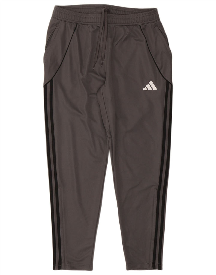 Ανδρική φόρμα Adidas Slim Fit Παντελόνι Joggers Μεγάλο Γκρι Ριγέ