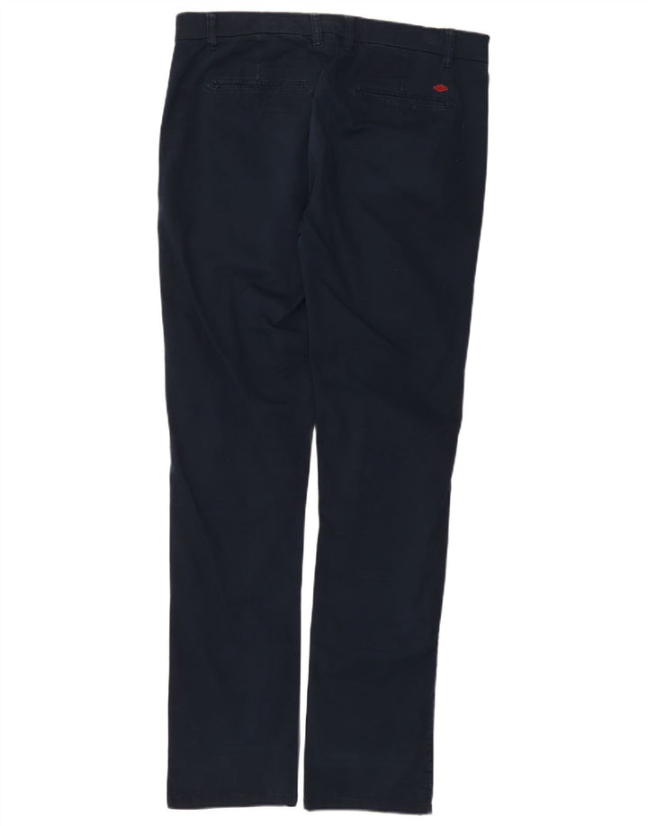 LEE COOPER Ανδρικό παντελόνι Chino Slim W34 L34 Navy Blue Cotton