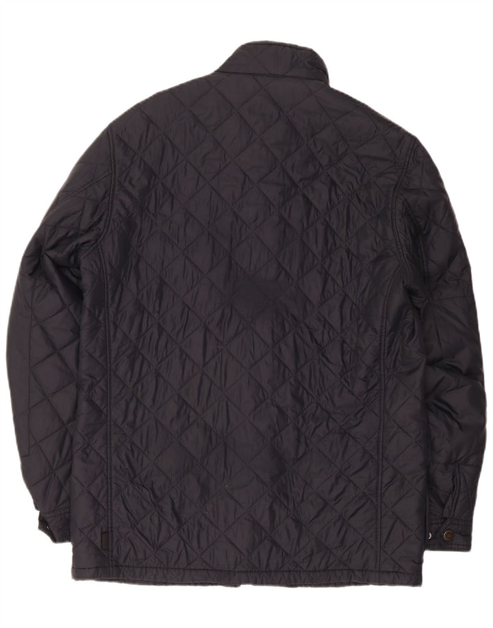 Ανδρικό καπιτονέ μπουφάν Barbour UK 40 Large Navy Blue Polyamide