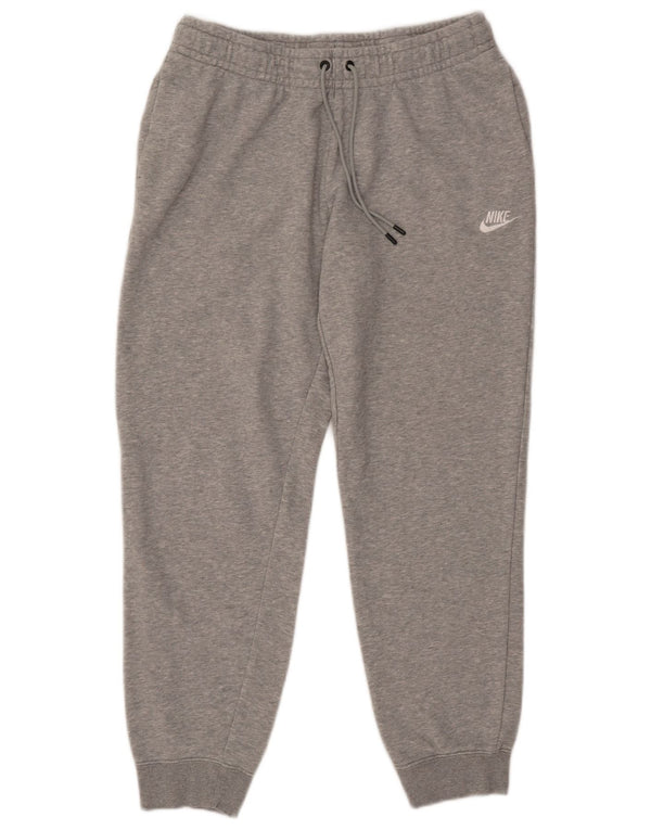 Γυναικεία αθλητική φόρμα NIKE Παντελόνι Joggers UK 14 Βαμβακερό μεσαίο γκρι