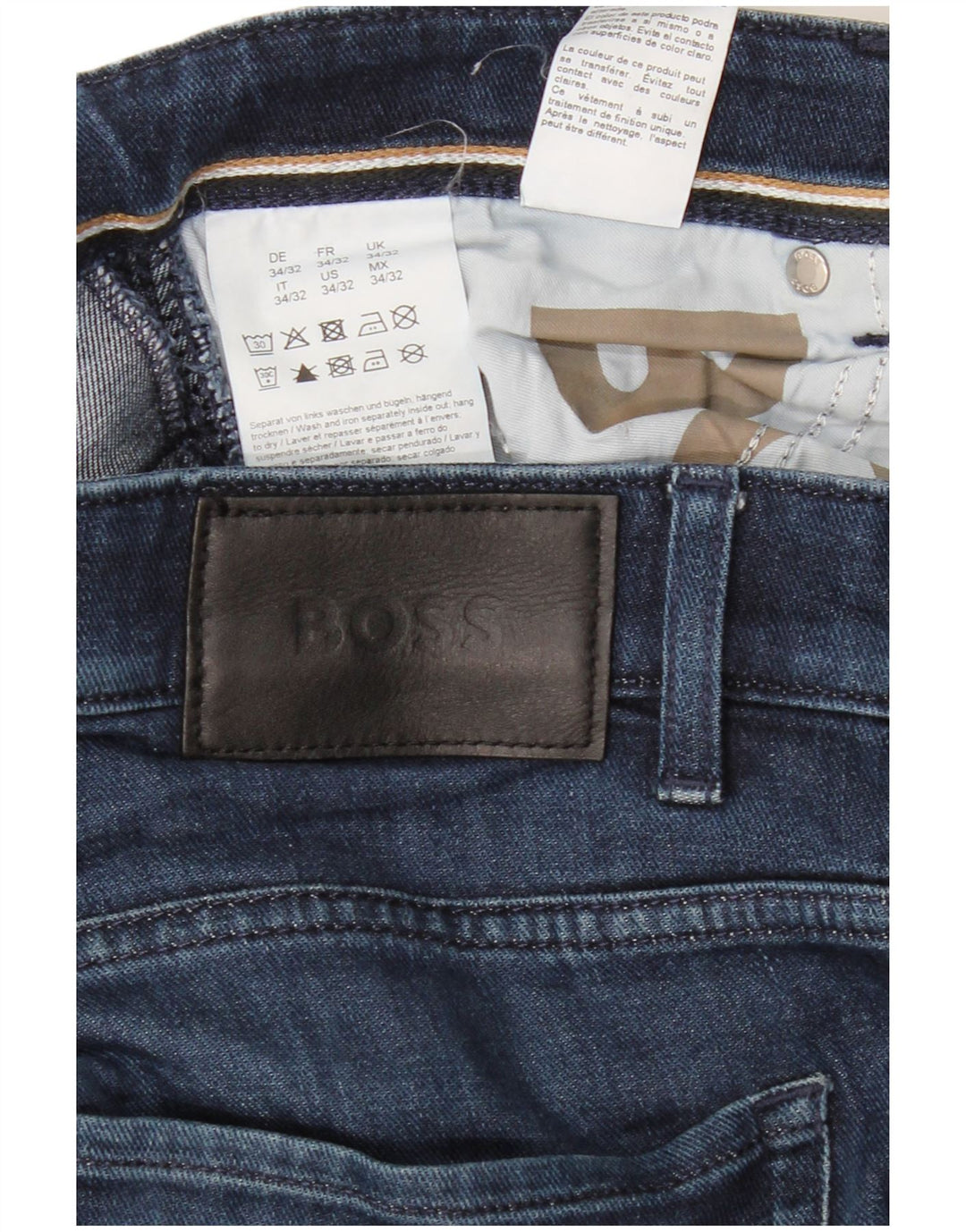 Ανδρικό τζιν HUGO BOSS Delaware Slim W34 L32 Μπλε βαμβακερό