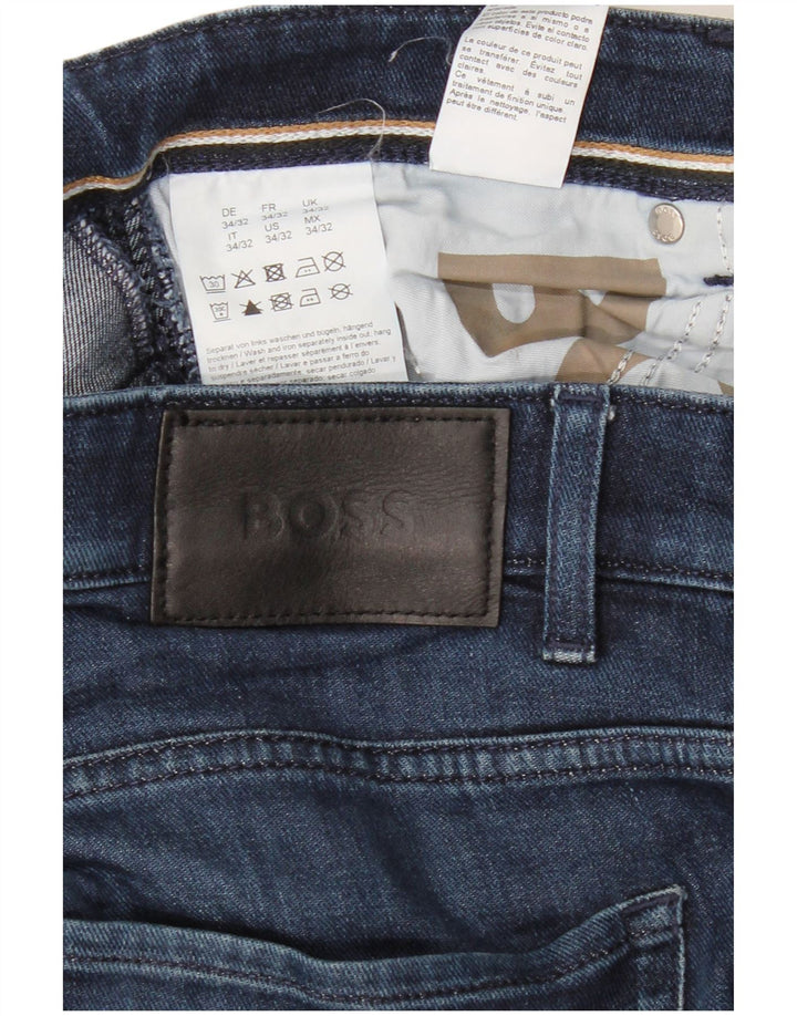 Ανδρικό τζιν HUGO BOSS Delaware Slim W34 L32 Μπλε βαμβακερό