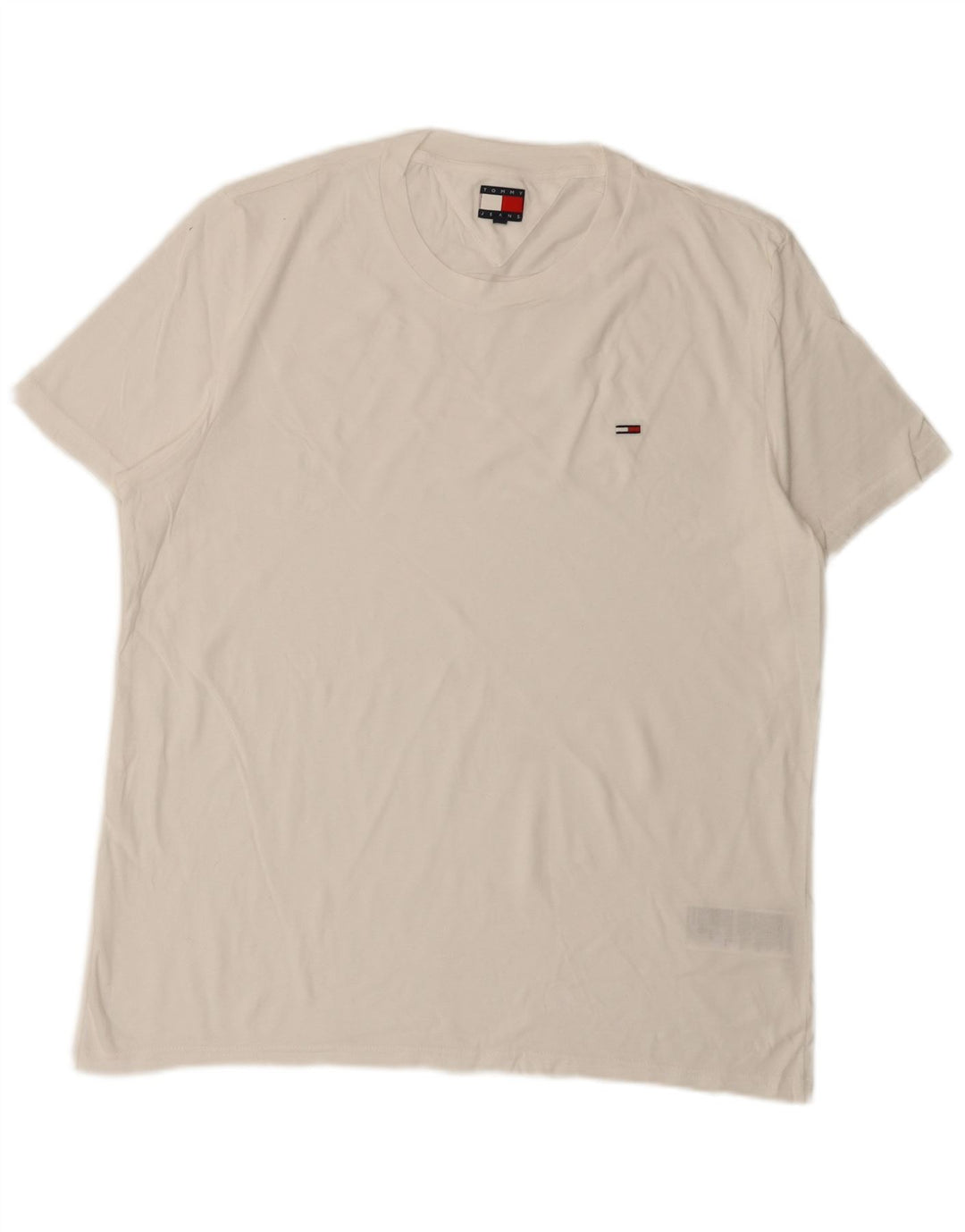Ανδρικό T-Shirt Tommy Hilfiger Top 2XL Λευκό βαμβακερό