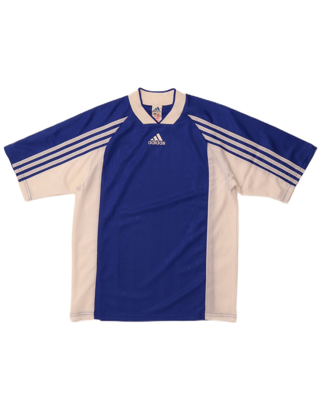 Ανδρικό T-Shirt Adidas Top Small Blue Colourblock Polyester