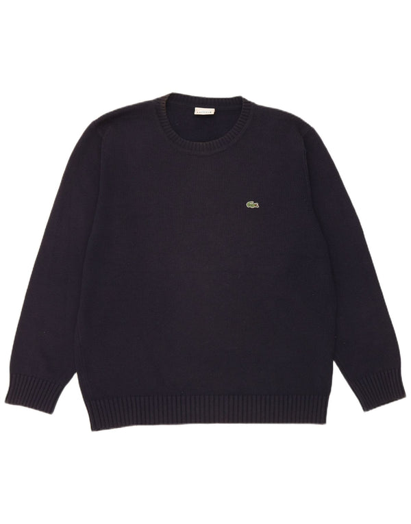 Ανδρικό πουλόβερ Lacoste Crew Neck Jumper Μέγεθος 5 Μεγάλο Navy Blue από βαμβάκι