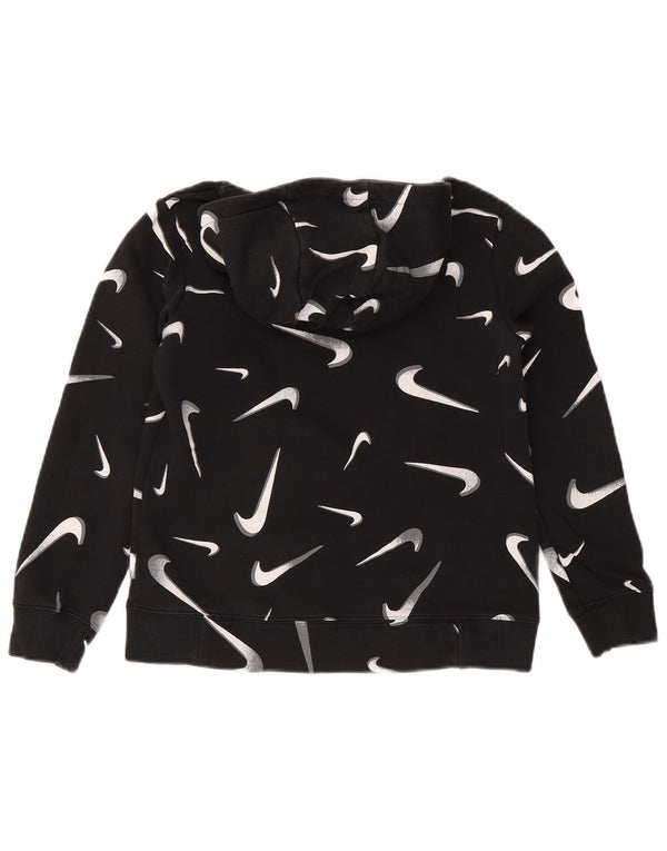 Nike Boys Graphic Standard Fit Hoodie Jumper 12-13 ετών Μεγάλο μαύρο βαμβακερό