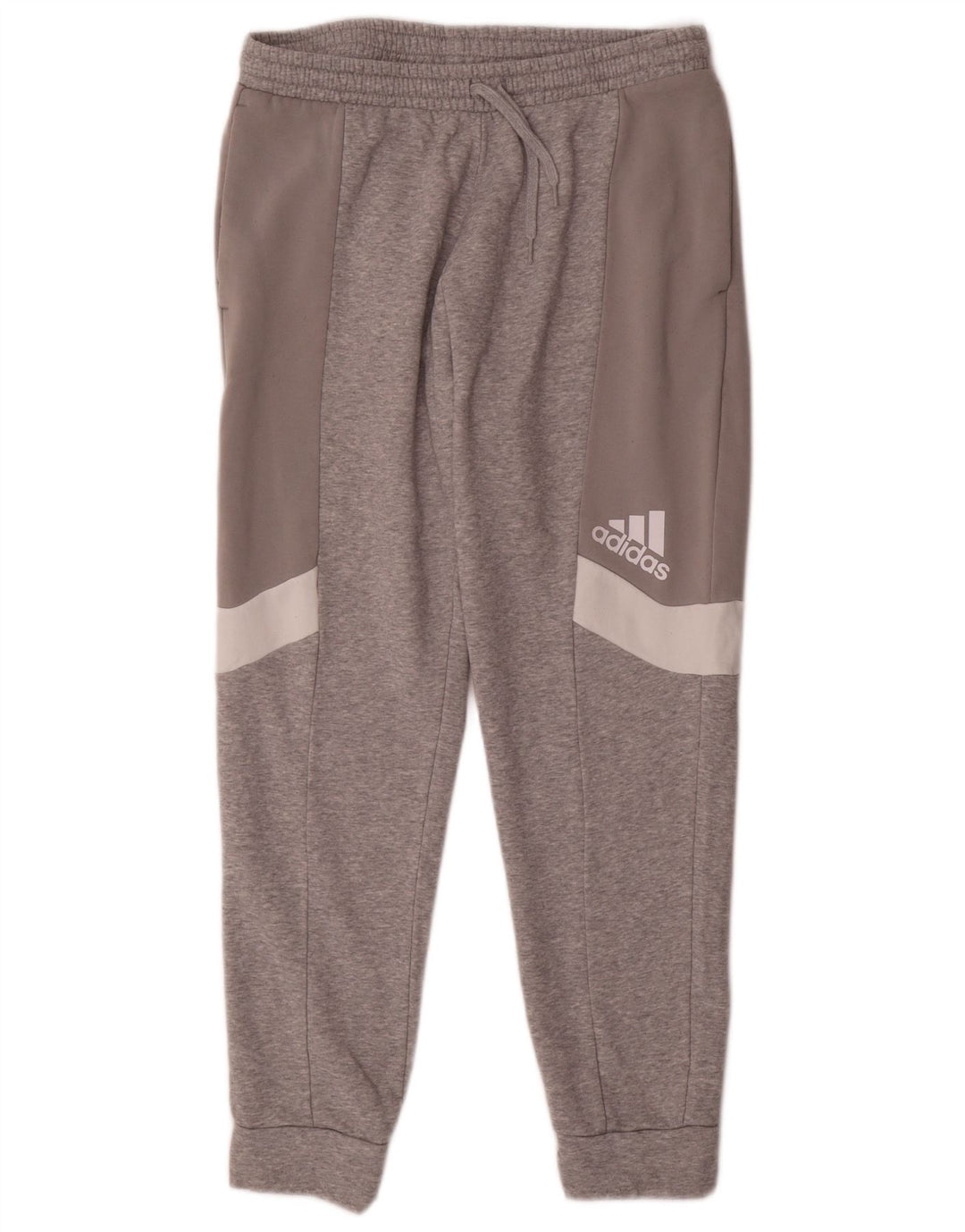 Ανδρική φόρμα ADIDAS Παντελόνι Joggers Μεγάλο Γκρι Βαμβακερό χρώμα