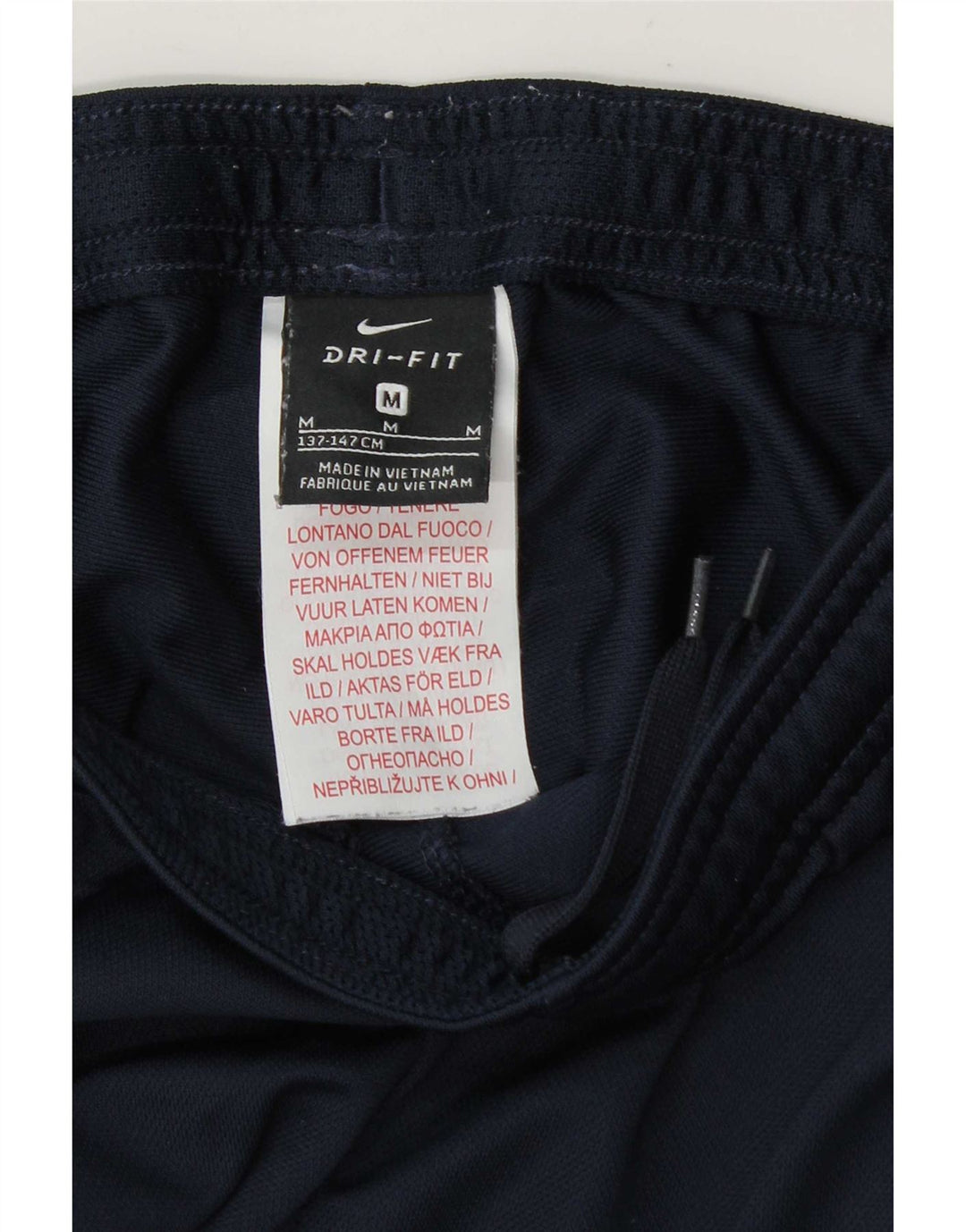 Παντελόνι αθλητικής φόρμας Nike Boys Dri Fit 10-11 ετών Medium Navy Blue Polyester