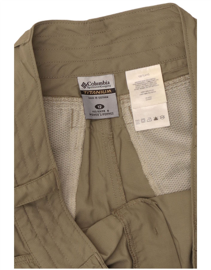 COLUMBIA Γυναικείο σορτς Chino από τιτάνιο US 12 Large W36 Khaki Nylon