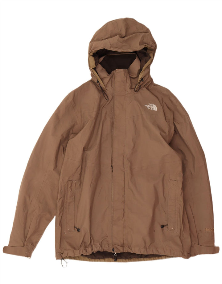 The North Face Ανδρικό μπουφάν βροχής με κουκούλα UK 40 Large Brown Πολυεστέρας