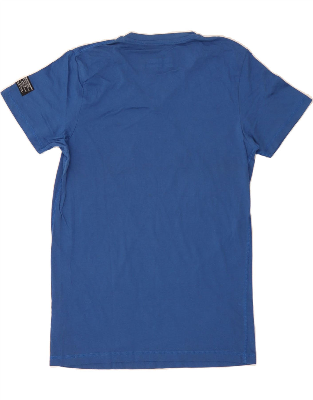 JACK & JONES Mens Graphic T-Shirt Top Medium Blue Cotton Vintage Jack & Jones and Second-Hand Jack & Jones from Messina Hembry 