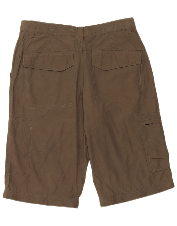 Ανδρικό σορτς Cargo Marks & Spencer W32 Medium Khaki Polyamide