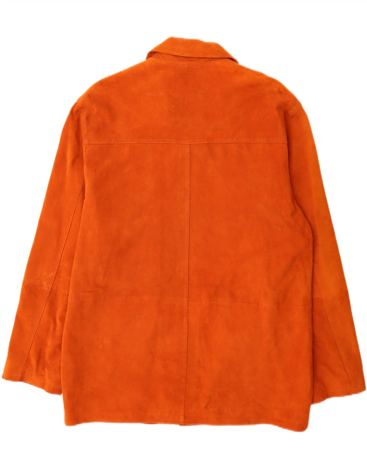 Pierre Cardin Ανδρικό Suede Jacket IT 50 Large Leather πορτοκαλί