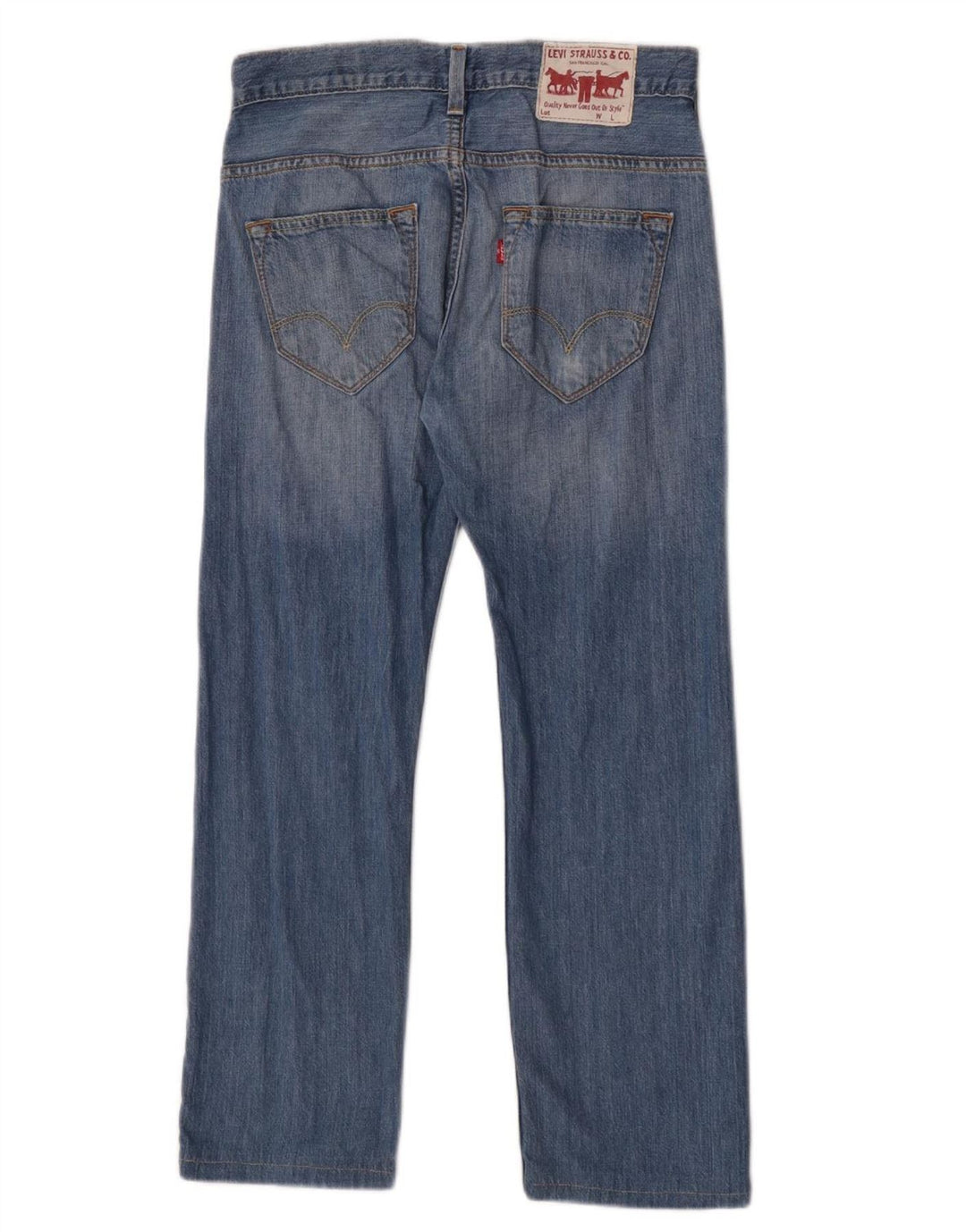Γυναικείο τζιν Levi's Straight W28 L26 Blue