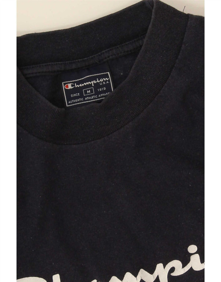 Ανδρικό T-Shirt Champion Graphic Top Medium Navy Blue