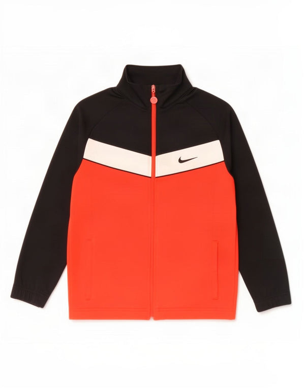 Μπουφάν Nike Boys αθλητική φόρμα 12-13 ετών, μεγάλο μαύρο χρώμα