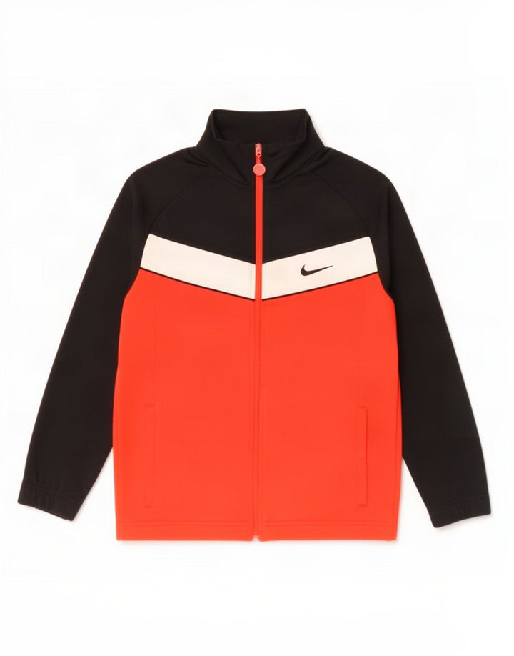 Μπουφάν Nike Boys αθλητική φόρμα 12-13 ετών, μεγάλο μαύρο χρώμα