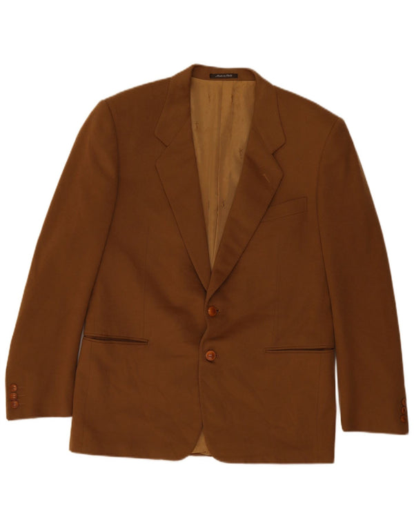 YVES SAINT LAURENT Ανδρικό σακάκι με 2 κουμπιά σακάκι IT 52 XL καφέ μαλλί