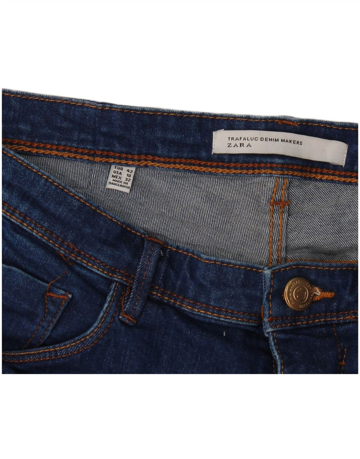 Zara Γυναικείο Τζιν μποτάκι EU 42 Μεγάλο W32 L31 Μπλε