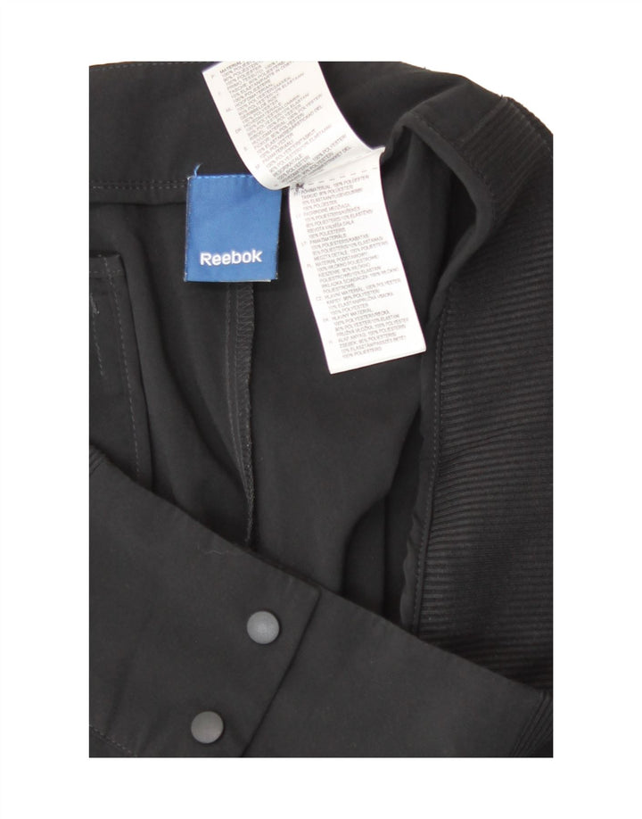 Γυναικείο σορτς Reebok UK 12 Medium W30 μαύρο πολυεστέρα