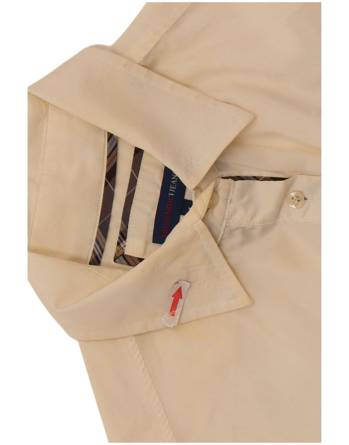 Trussardi Jeans Γυναικείο Πουκάμισο UK 16 Large Off White